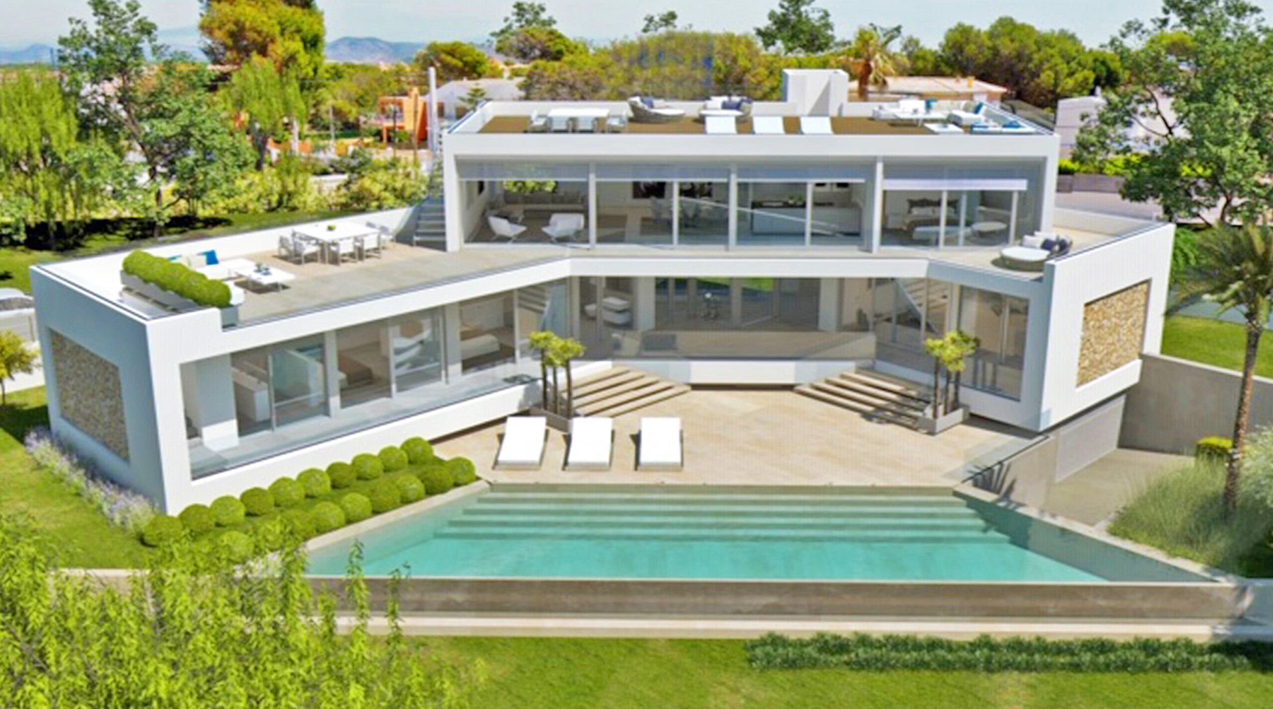 Designer Villa With Sea View